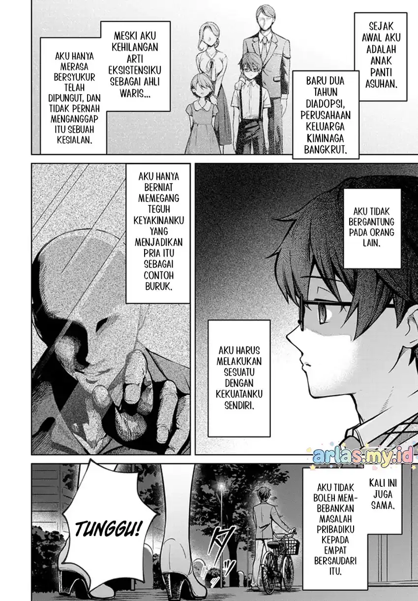 Tier 1 Shimai: Yuumei Yonshimai wa Boku Nashi dewa Ikirarenai Chapter 1.2 - halaman 36