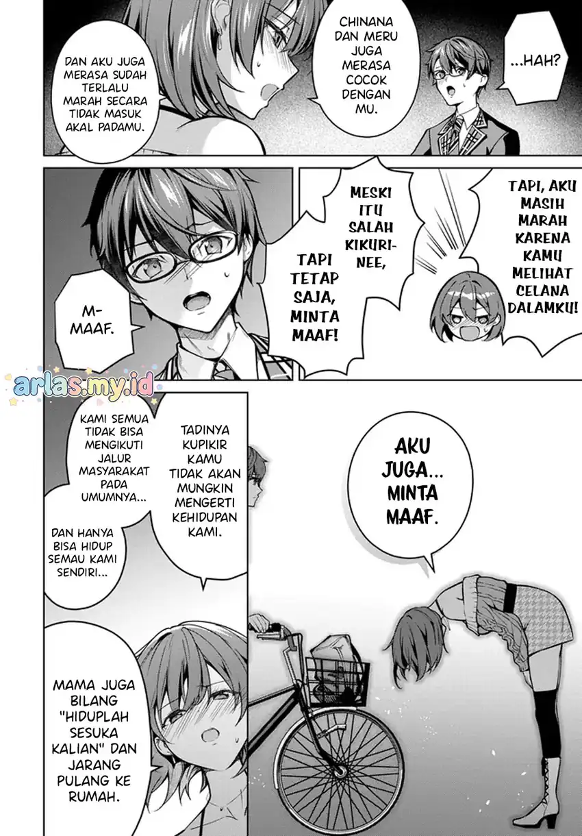 Tier 1 Shimai: Yuumei Yonshimai wa Boku Nashi dewa Ikirarenai Chapter 1.2 - halaman 38