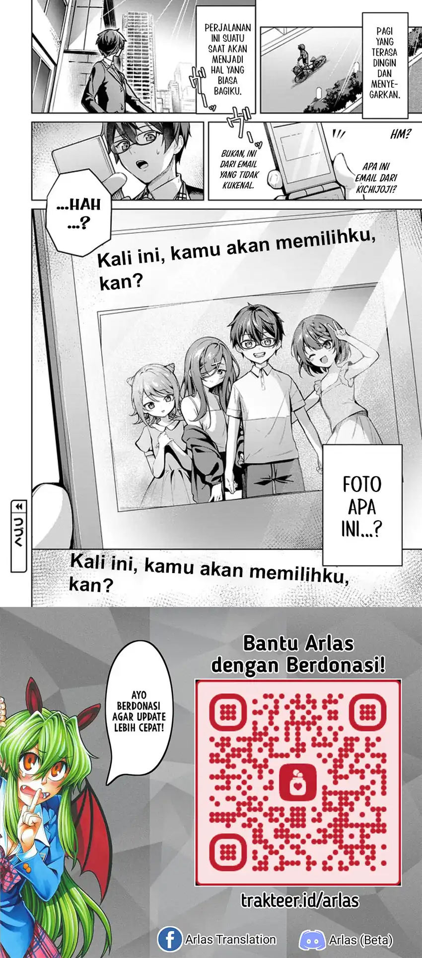 Tier 1 Shimai: Yuumei Yonshimai wa Boku Nashi dewa Ikirarenai Chapter 1.2 - halaman 44