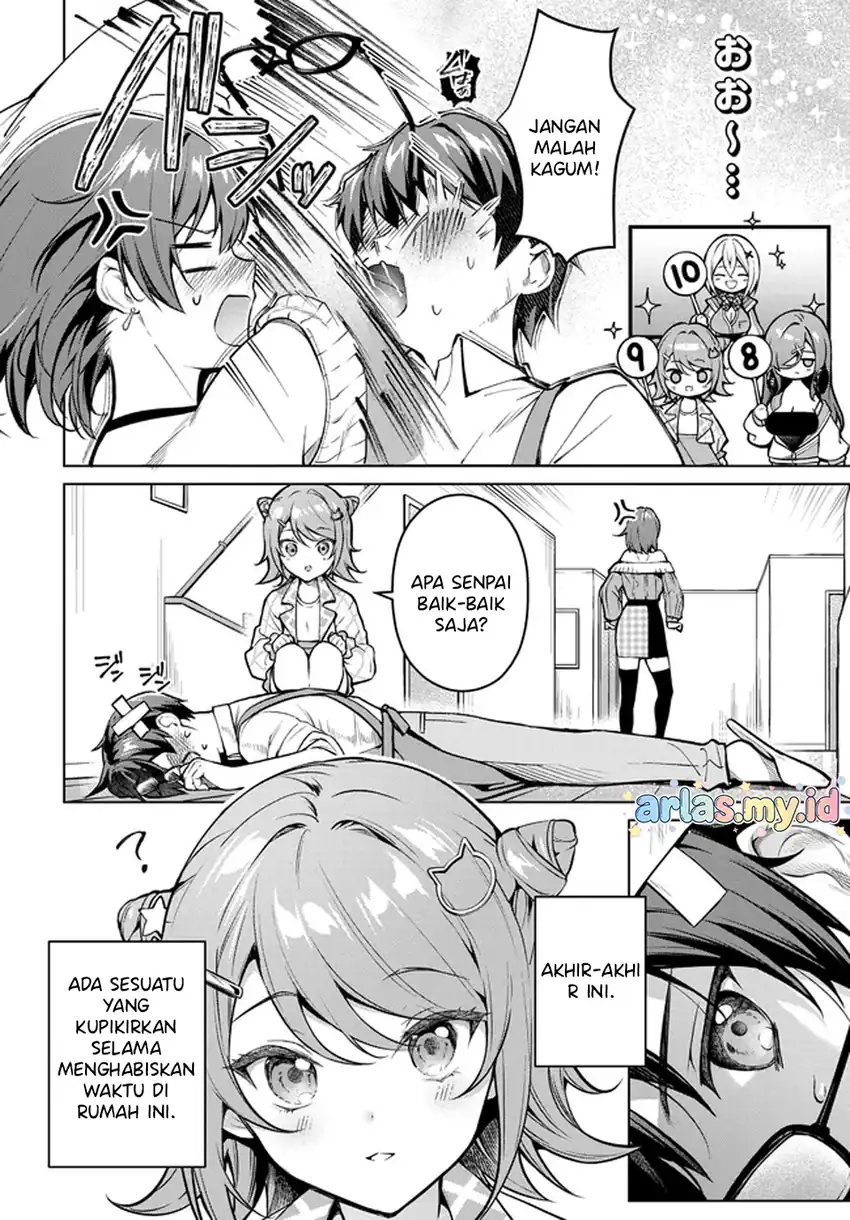 Tier 1 Shimai: Yuumei Yonshimai wa Boku Nashi dewa Ikirarenai Chapter 2.1 - halaman 15