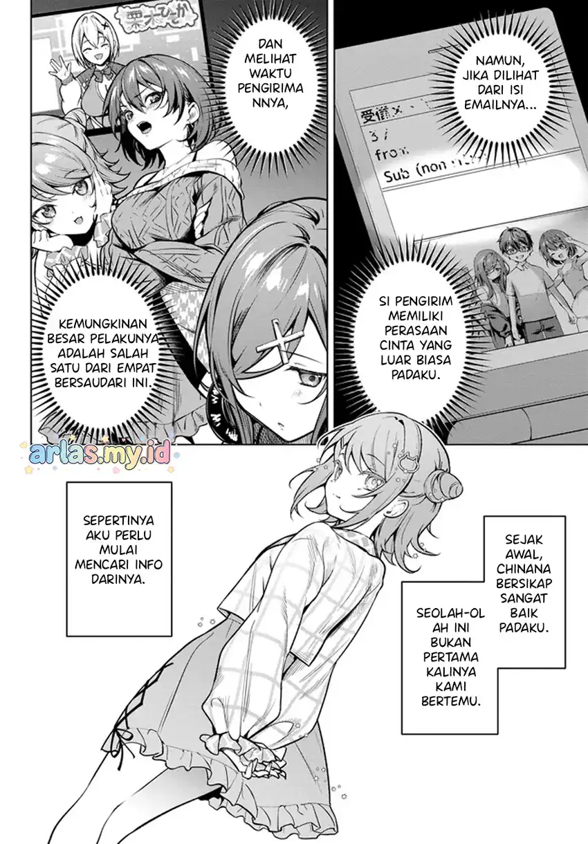 Tier 1 Shimai: Yuumei Yonshimai wa Boku Nashi dewa Ikirarenai Chapter 2.1 - halaman 17