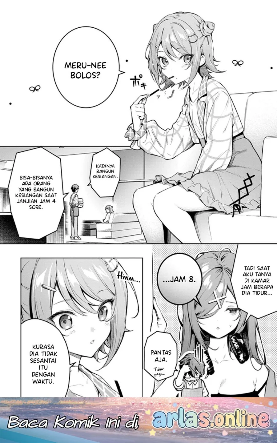Tier 1 Shimai: Yuumei Yonshimai wa Boku Nashi dewa Ikirarenai Chapter 3.2 - halaman 2