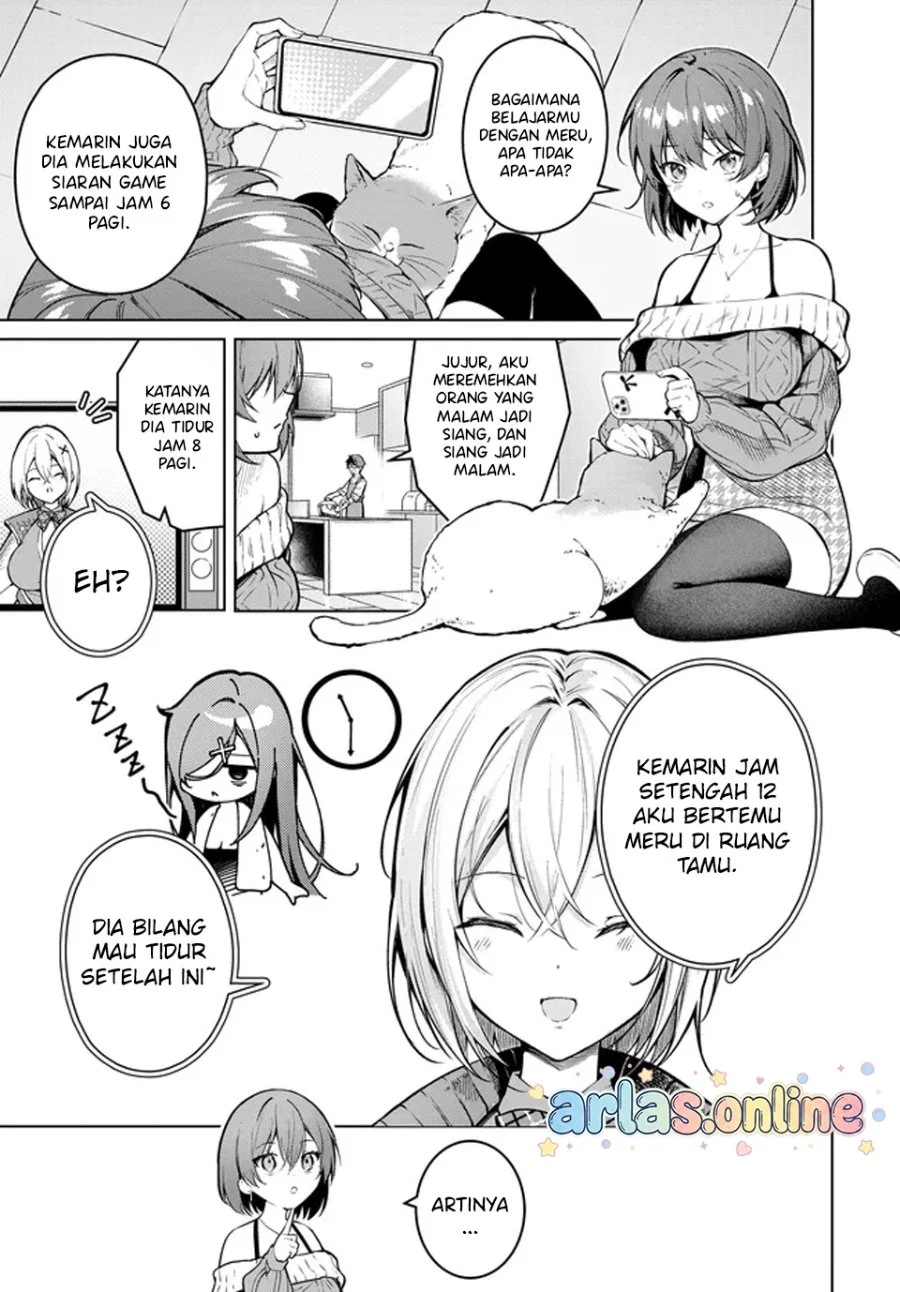 Tier 1 Shimai: Yuumei Yonshimai wa Boku Nashi dewa Ikirarenai Chapter 3.2 - halaman 7