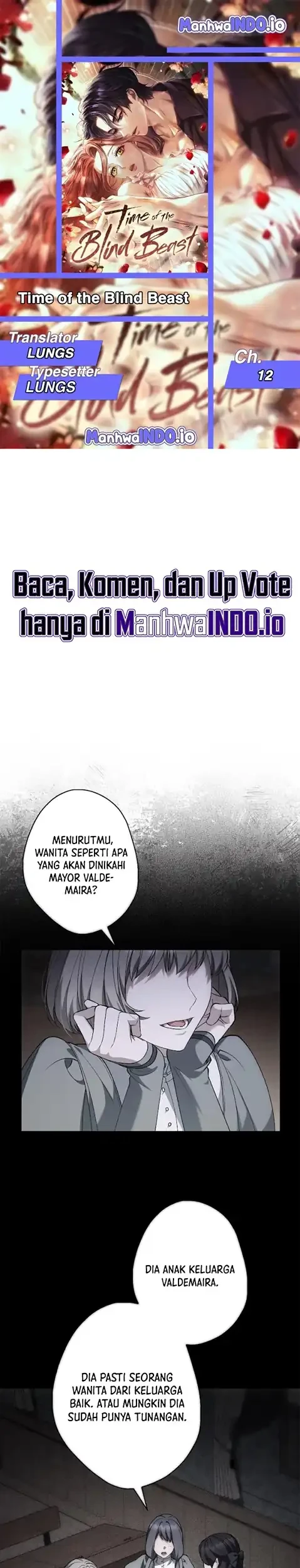 Time of the Blind Beast Chapter 12 - halaman 1