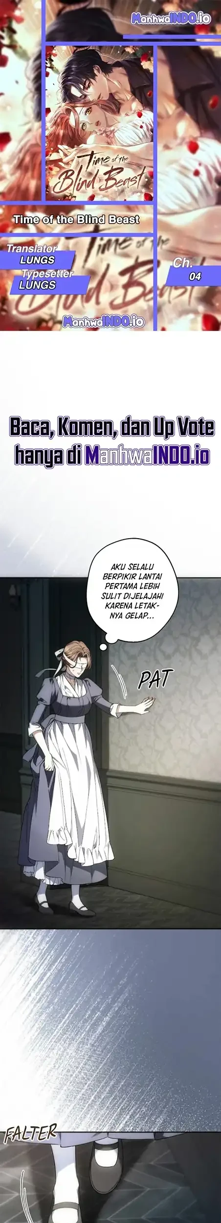 Time of the Blind Beast Chapter 4 - halaman 1