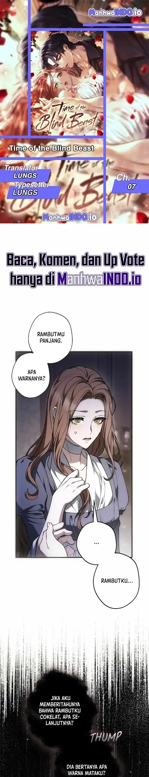 Time of the Blind Beast Chapter 7 - halaman 1