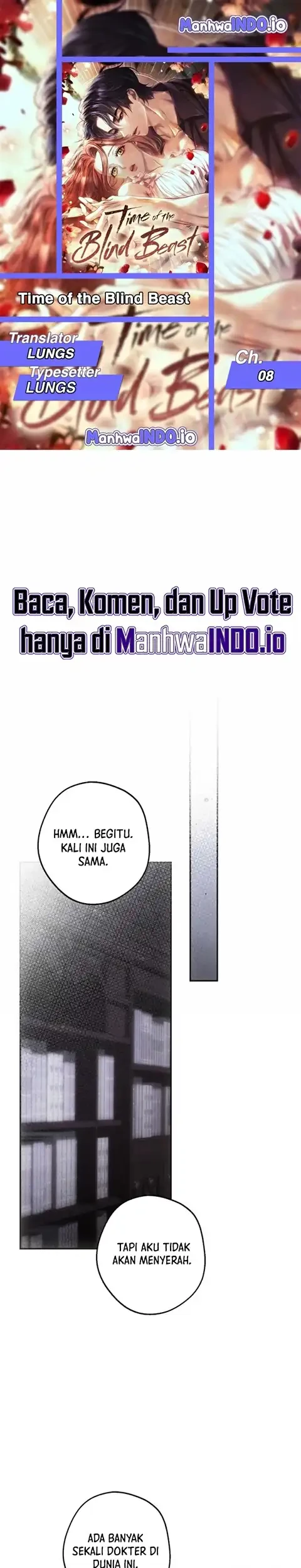 Time of the Blind Beast Chapter 8 - halaman 1