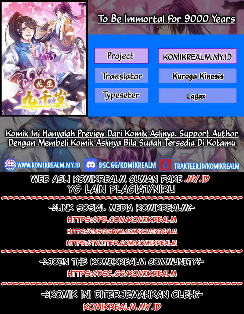 To Be Immortal for 9000 Years Chapter 43 - halaman 1