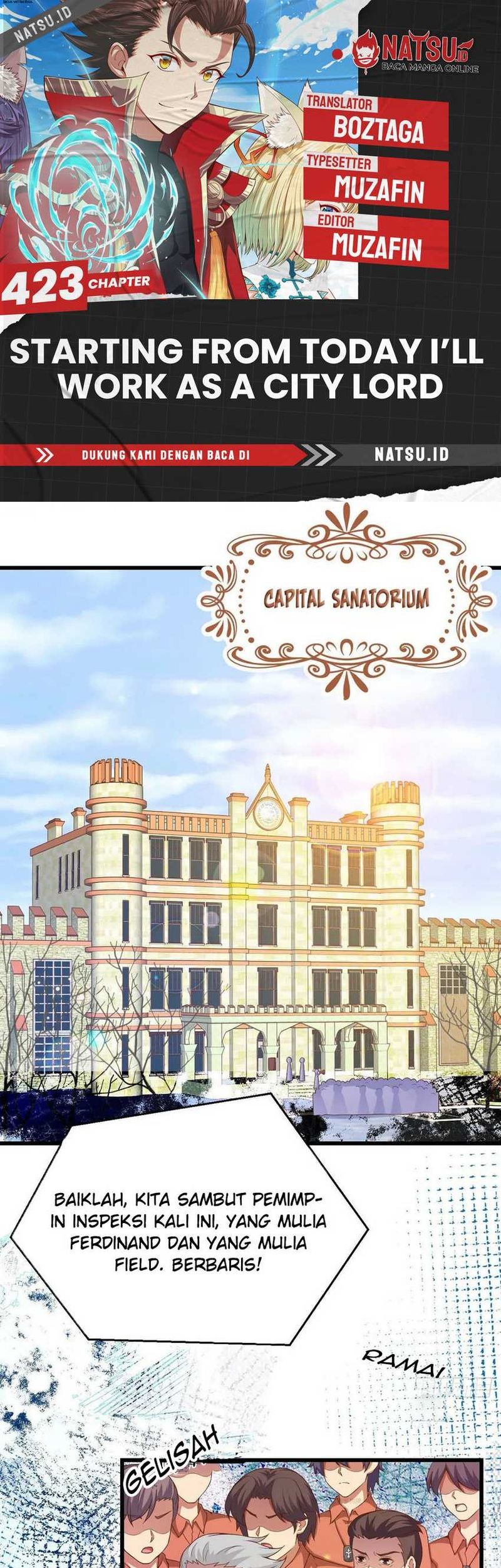 To Be The Castellan King Chapter 423 - halaman 1