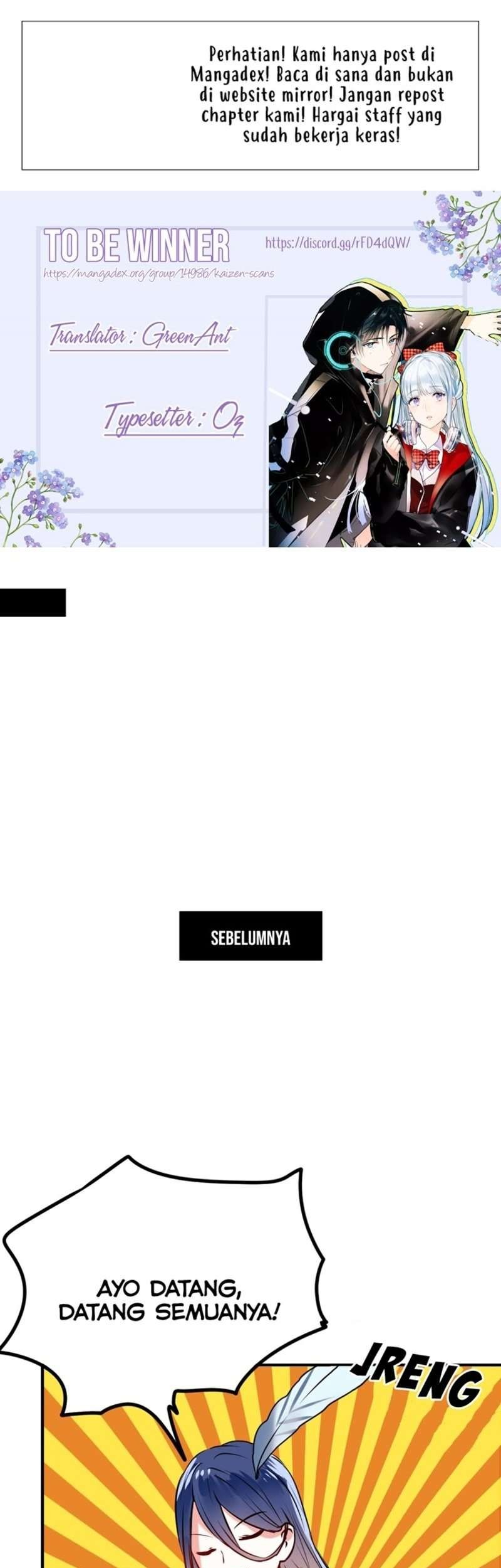 To be Winner Chapter 7 - halaman 1