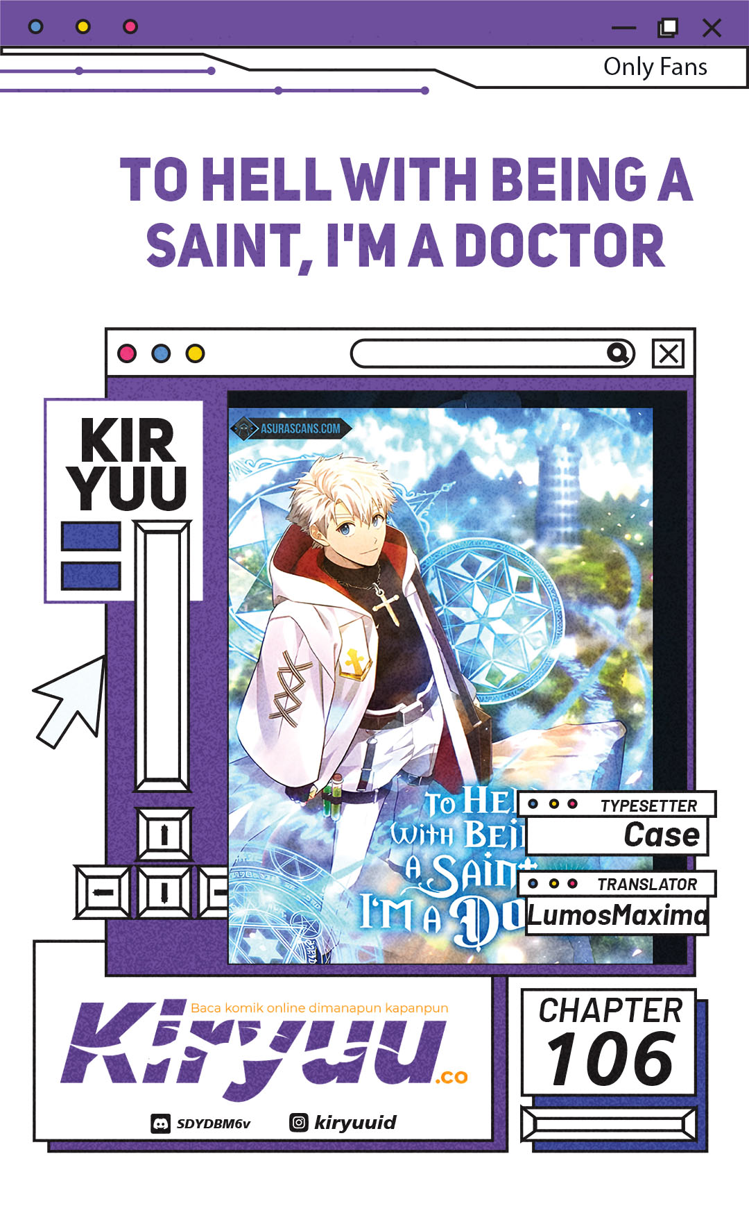 To Hell With Being a Saint, I’m a Doctor Chapter 106 - halaman 1