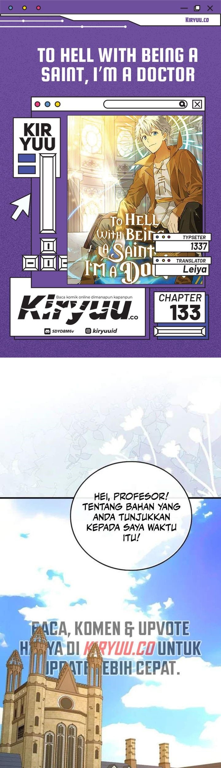 To Hell With Being a Saint, I’m a Doctor Chapter 133 - halaman 1