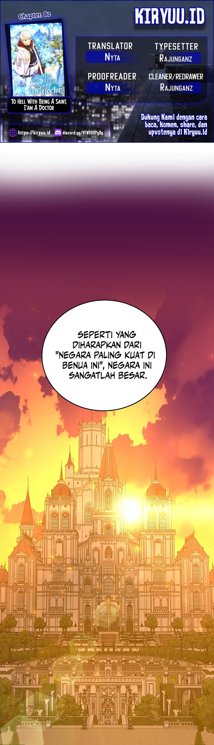 To Hell With Being a Saint, I’m a Doctor Chapter 80 - halaman 1