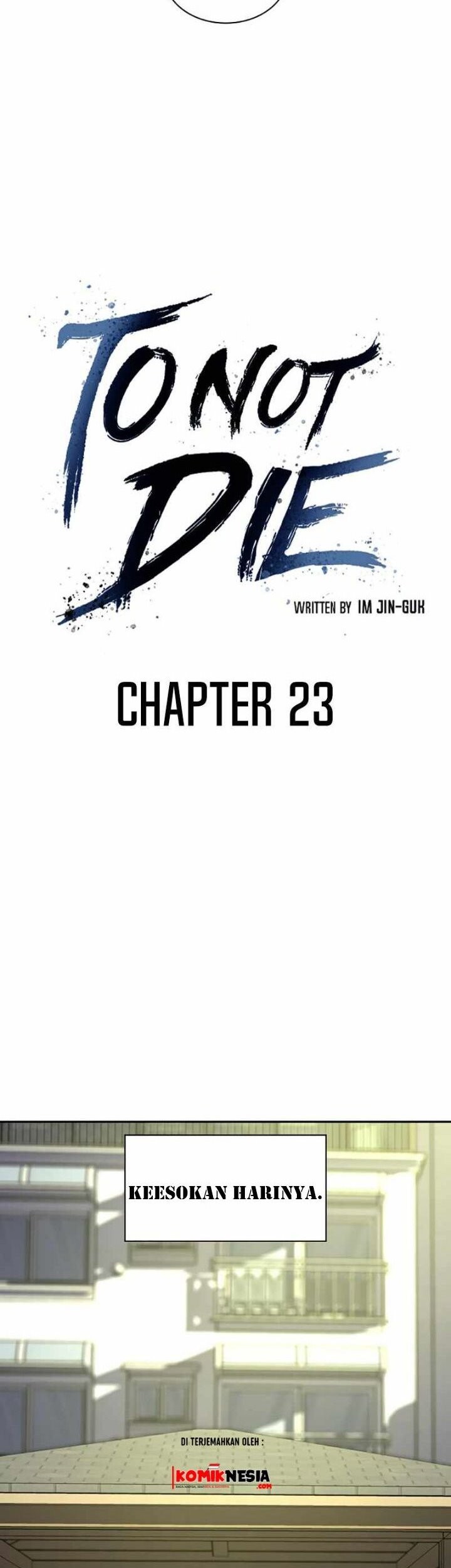To Not Die Chapter 23 - halaman 11