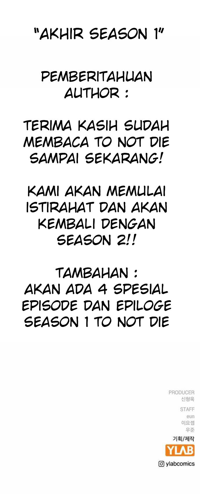 To Not Die Chapter 66 - halaman 105