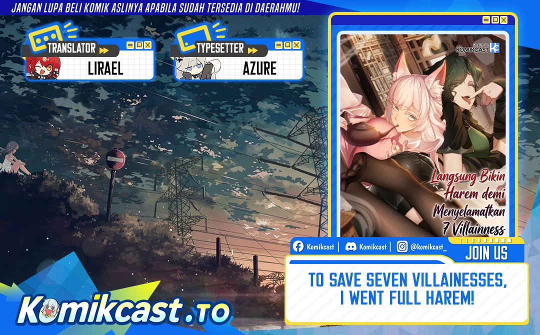 To Save Seven Villainesses, I Went Full Harem! Chapter 54 - halaman 1