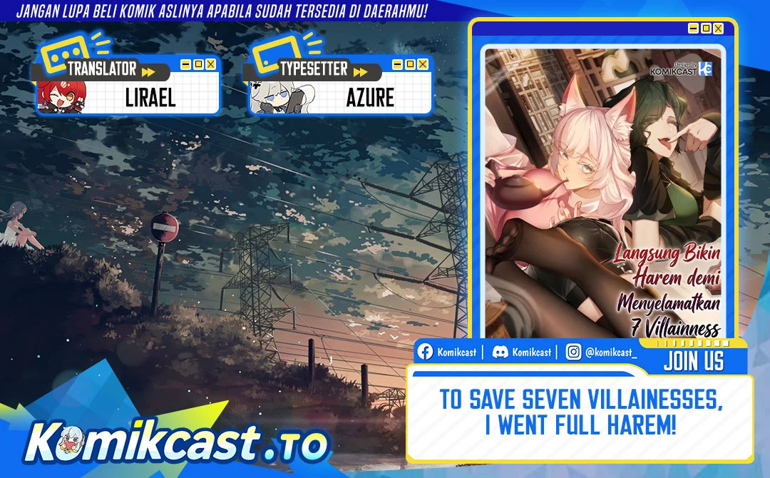 To Save Seven Villainesses, I Went Full Harem! Chapter 63 - halaman 1