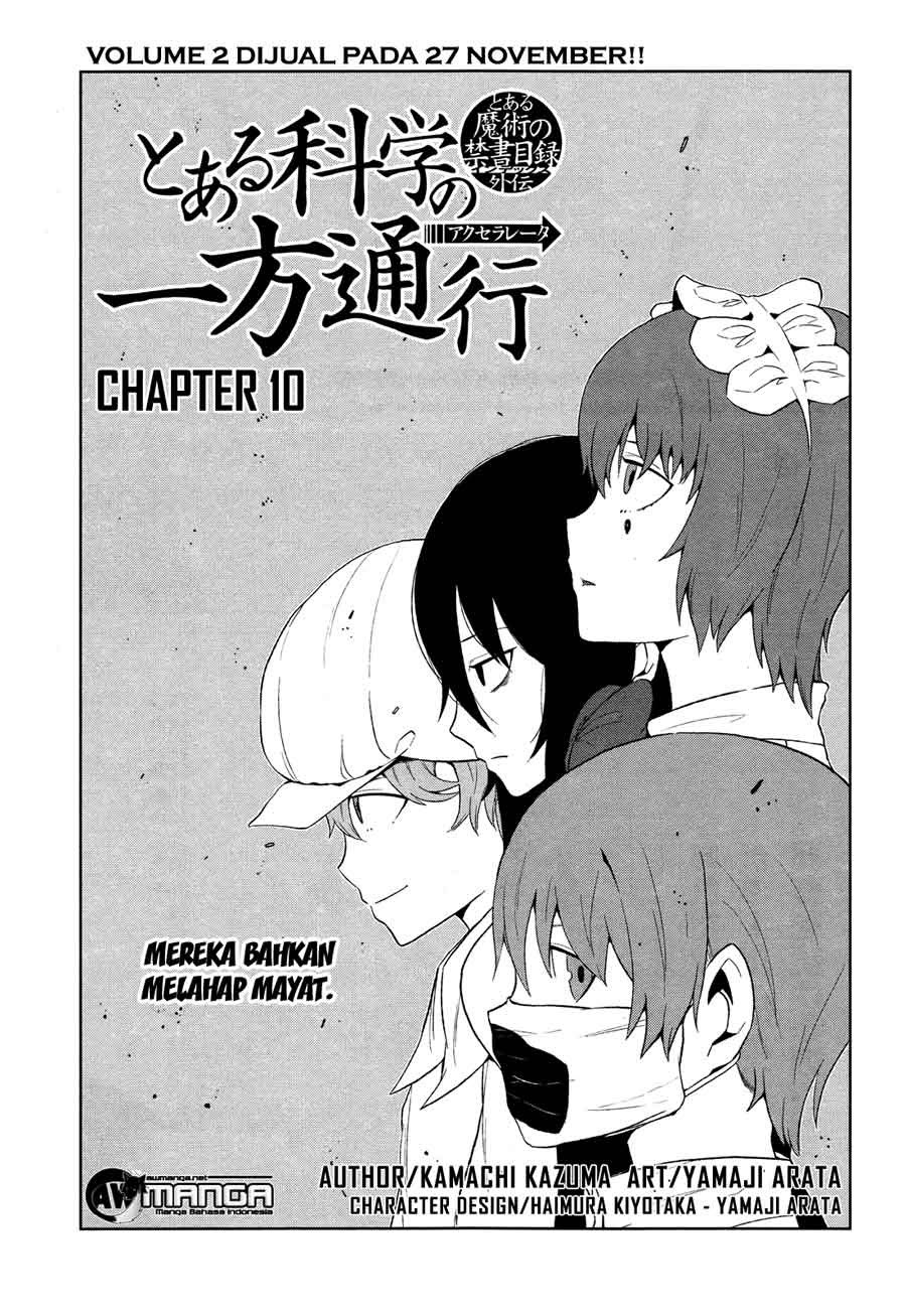 Toaru Majutsu no Index Gaiden: Toaru Kagaku no Accelerator Chapter 10 - halaman 1