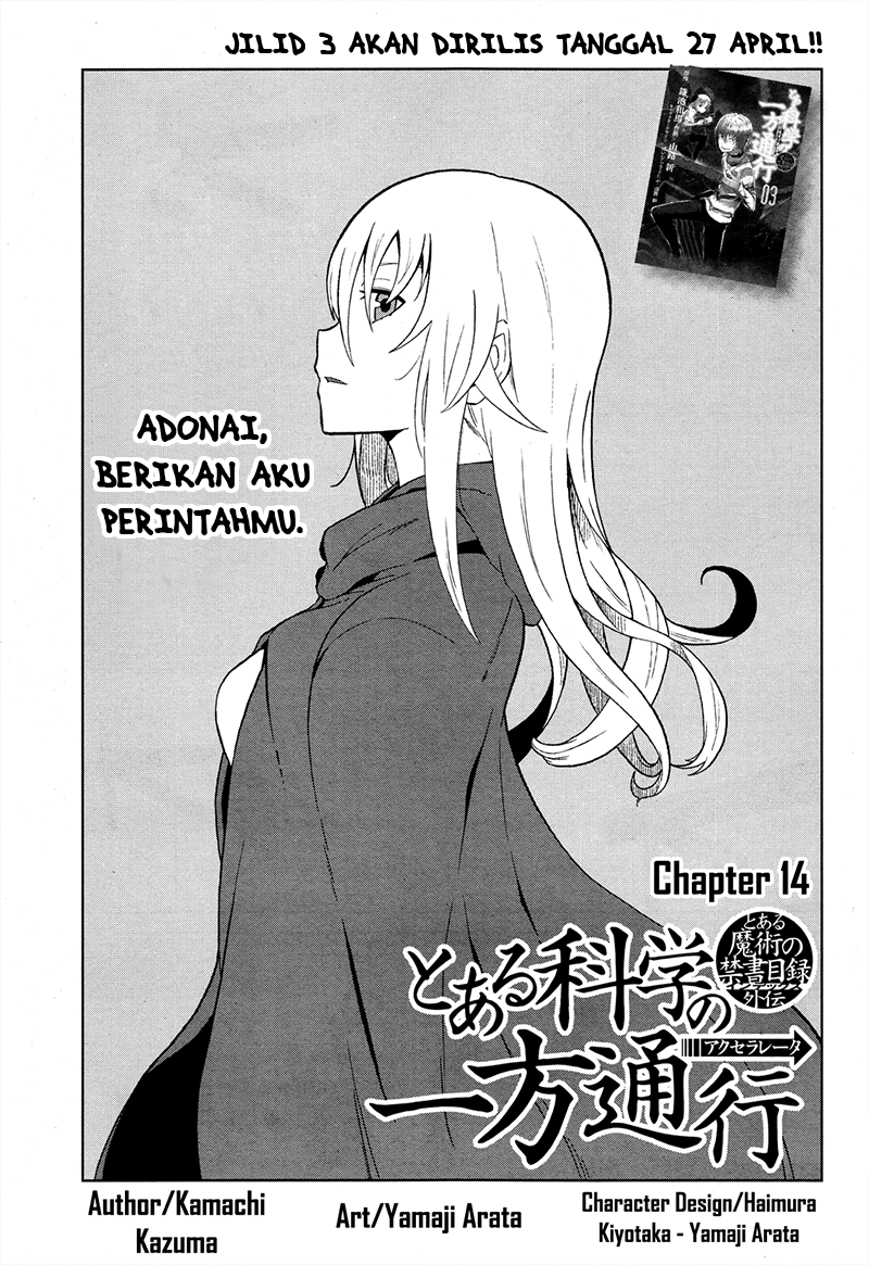 Toaru Majutsu no Index Gaiden: Toaru Kagaku no Accelerator Chapter 14 - halaman 1