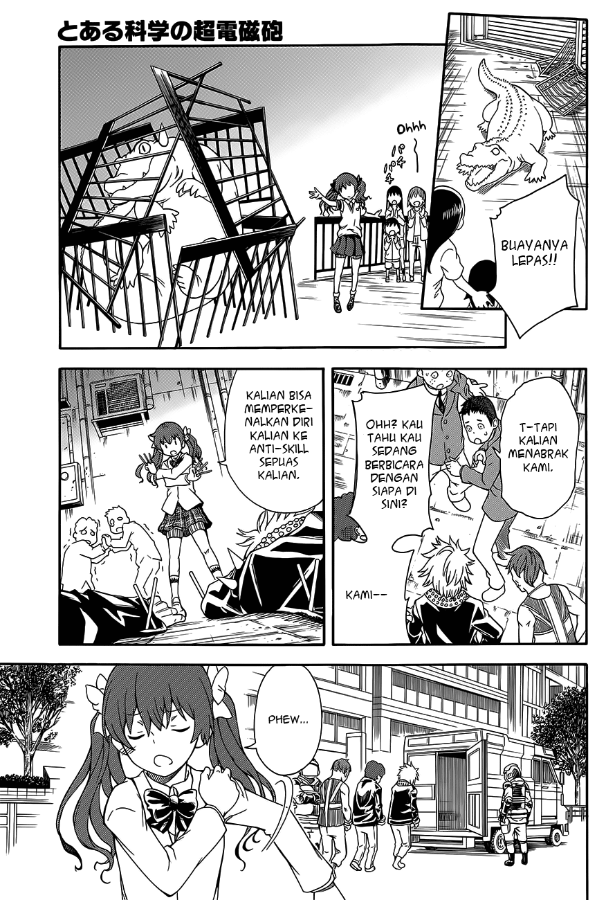 Toaru Majutsu no Index Gaiden: Toaru Kagaku no Railgun Chapter 74 - halaman 25