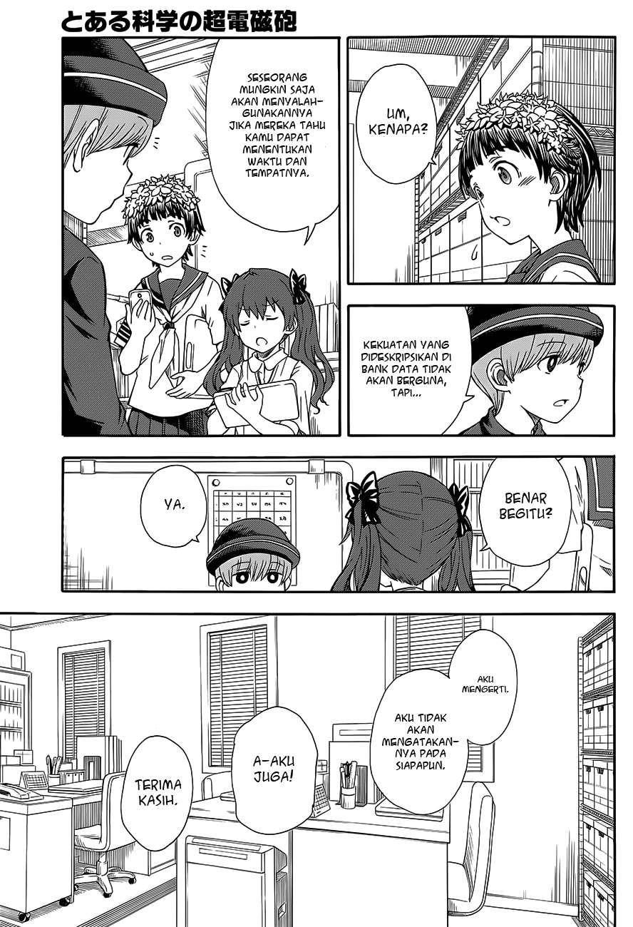 Toaru Majutsu no Index Gaiden: Toaru Kagaku no Railgun Chapter 74 - halaman 7