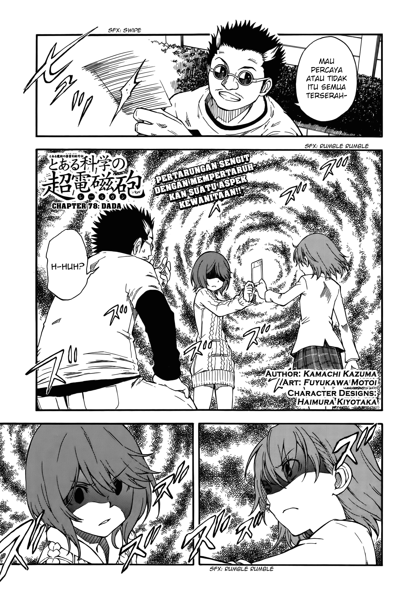 Toaru Majutsu no Index Gaiden: Toaru Kagaku no Railgun Chapter 78 - halaman 2