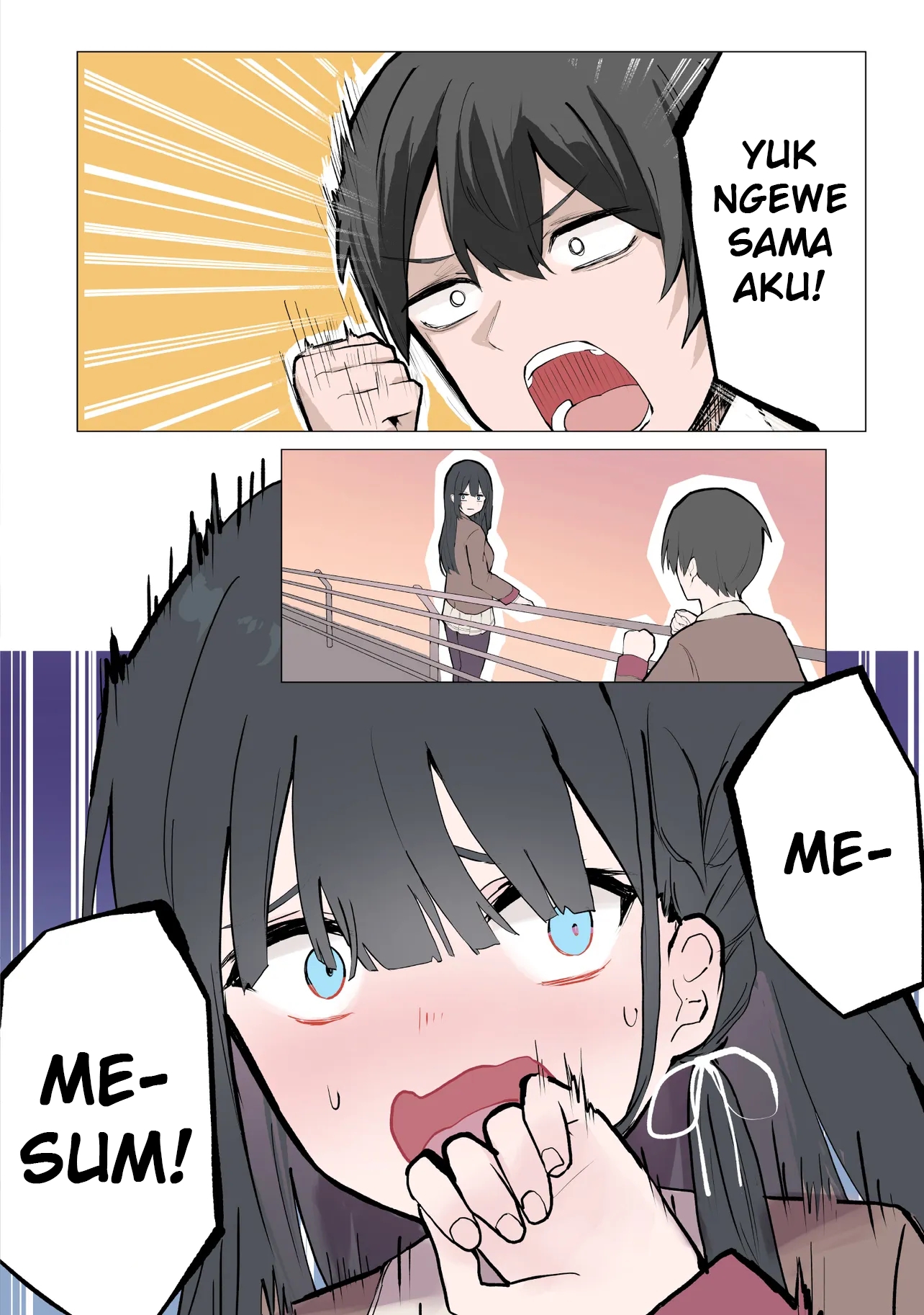 Tobioriru Chokuzen no Doukyuusei ni "XXX shiyou!" to Teian shitemita. Chapter 1 - halaman 2