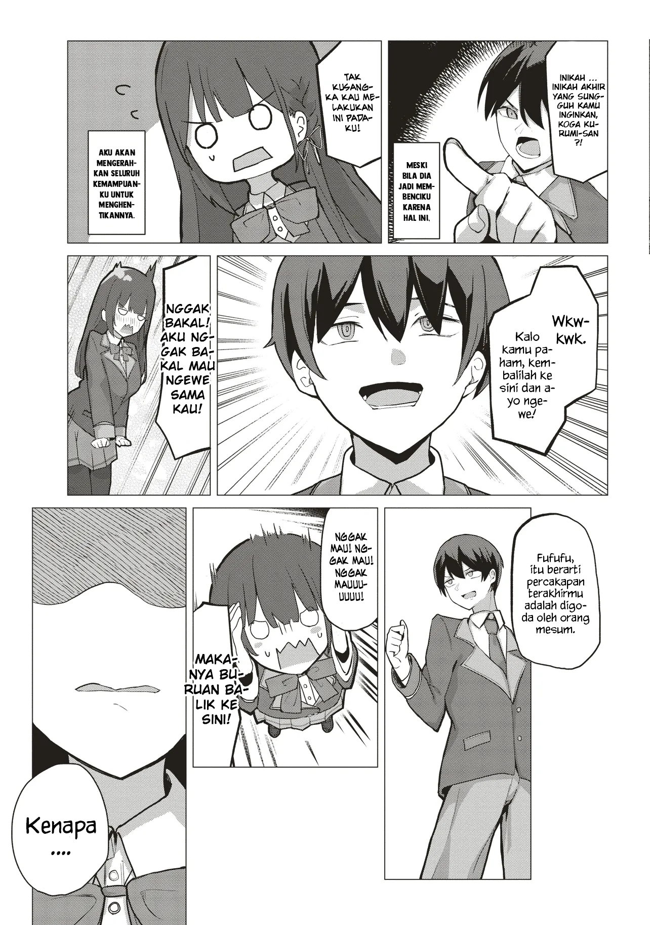 Tobioriru Chokuzen no Doukyuusei ni "XXX shiyou!" to Teian shitemita. Chapter 1 - halaman 6