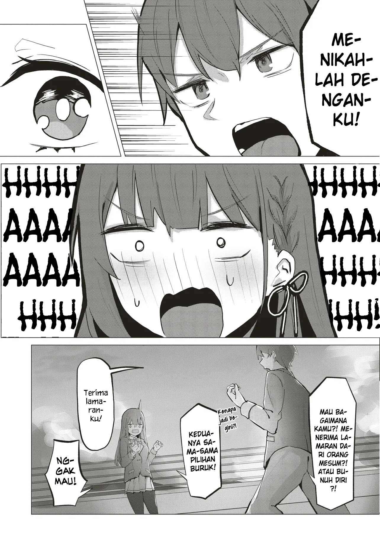 Tobioriru Chokuzen no Doukyuusei ni "XXX shiyou!" to Teian shitemita. Chapter 1 - halaman 8