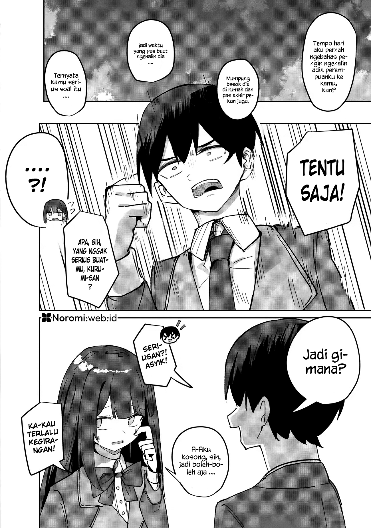 Tobioriru Chokuzen no Doukyuusei ni "XXX shiyou!" to Teian shitemita. Chapter 4.1 - halaman 2