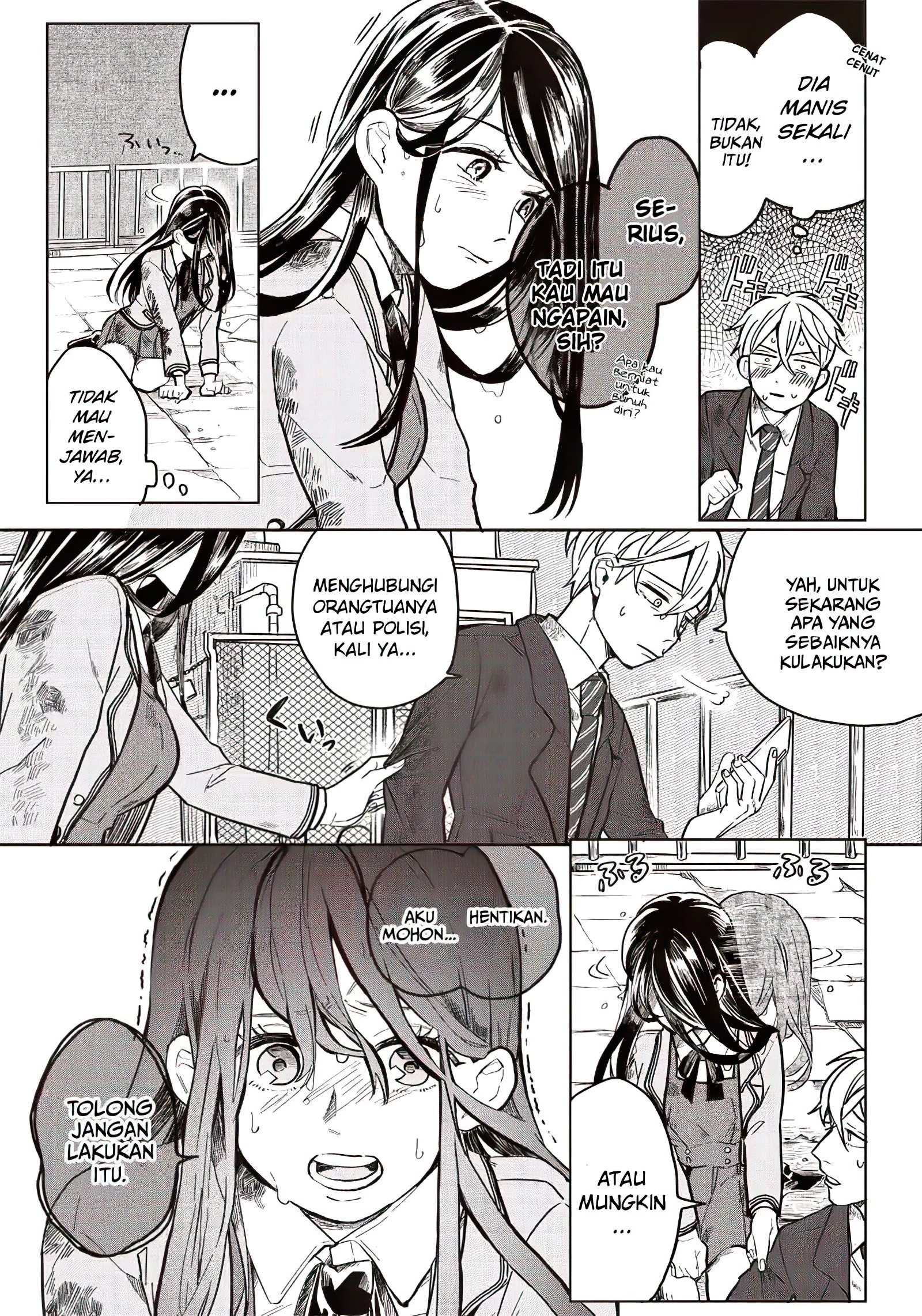 Tobioriyou to Shiteiru Joshikousei wo Tasuketara Dou Naru no ka? Chapter 1 - halaman 12