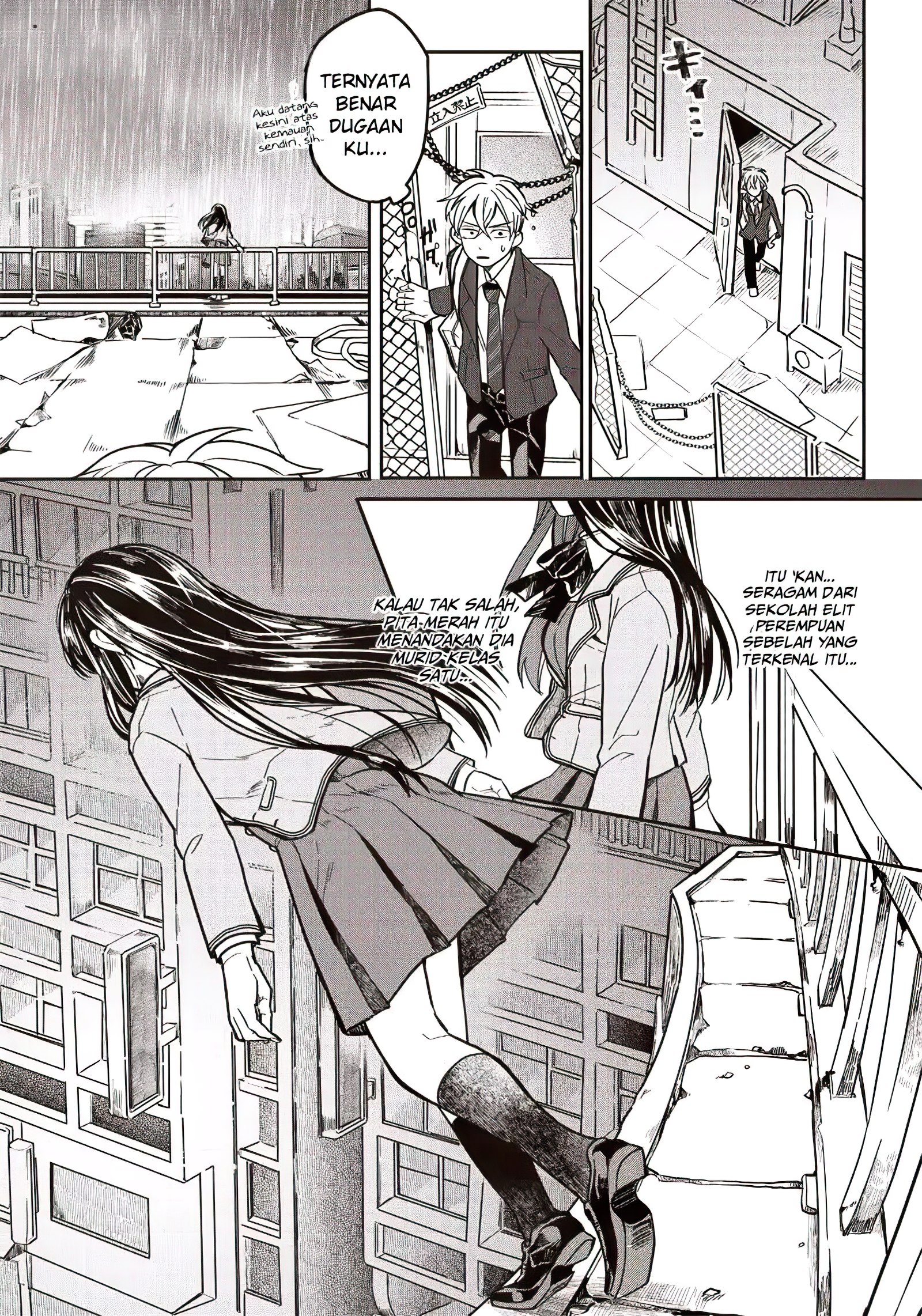 Tobioriyou to Shiteiru Joshikousei wo Tasuketara Dou Naru no ka? Chapter 1 - halaman 8
