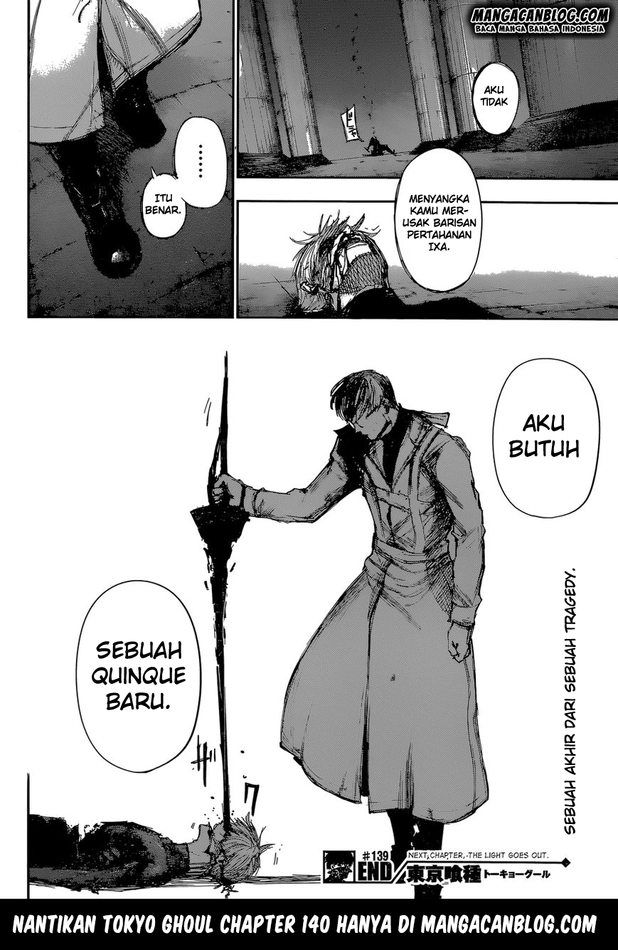 Tokyo Ghoul Chapter 139 - halaman 16