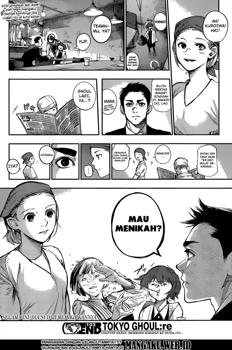 Tokyo Ghoul:re Chapter 103 - halaman 19