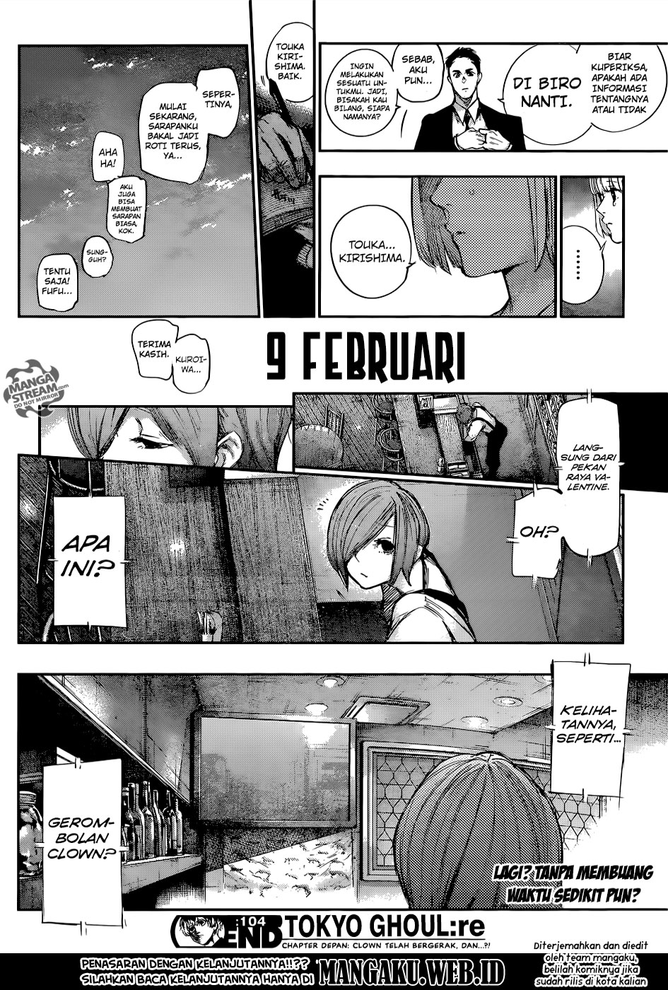 Tokyo Ghoul:re Chapter 104 - halaman 19