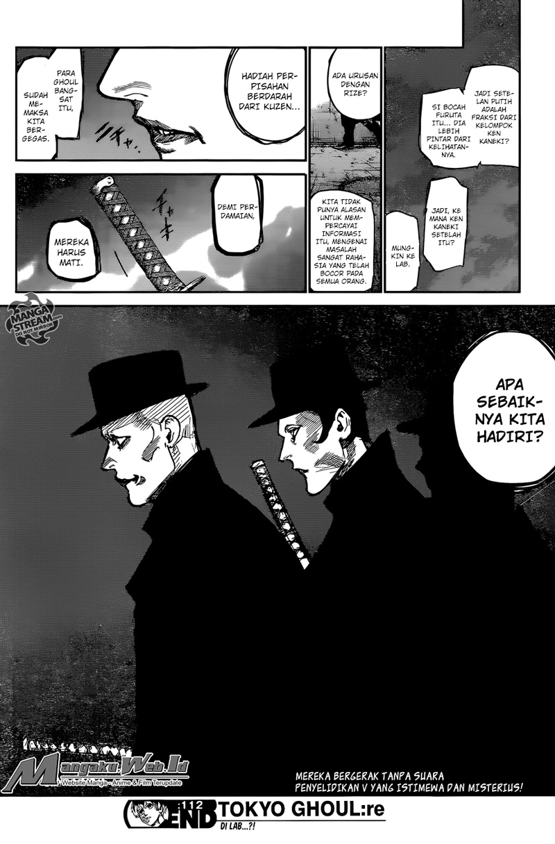 Tokyo Ghoul:re Chapter 112 - halaman 19