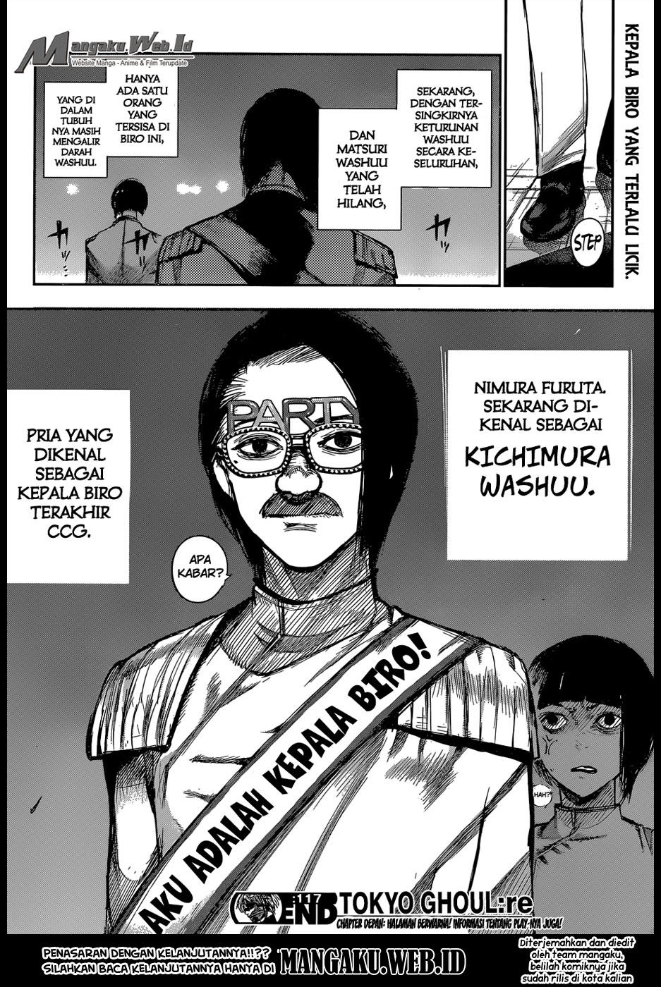 Tokyo Ghoul:re Chapter 117 - halaman 19