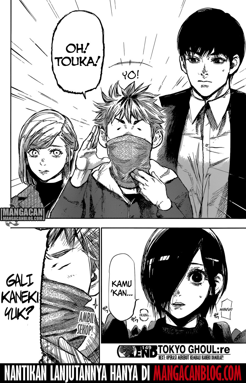 Tokyo Ghoul:re Chapter 149 - halaman 18