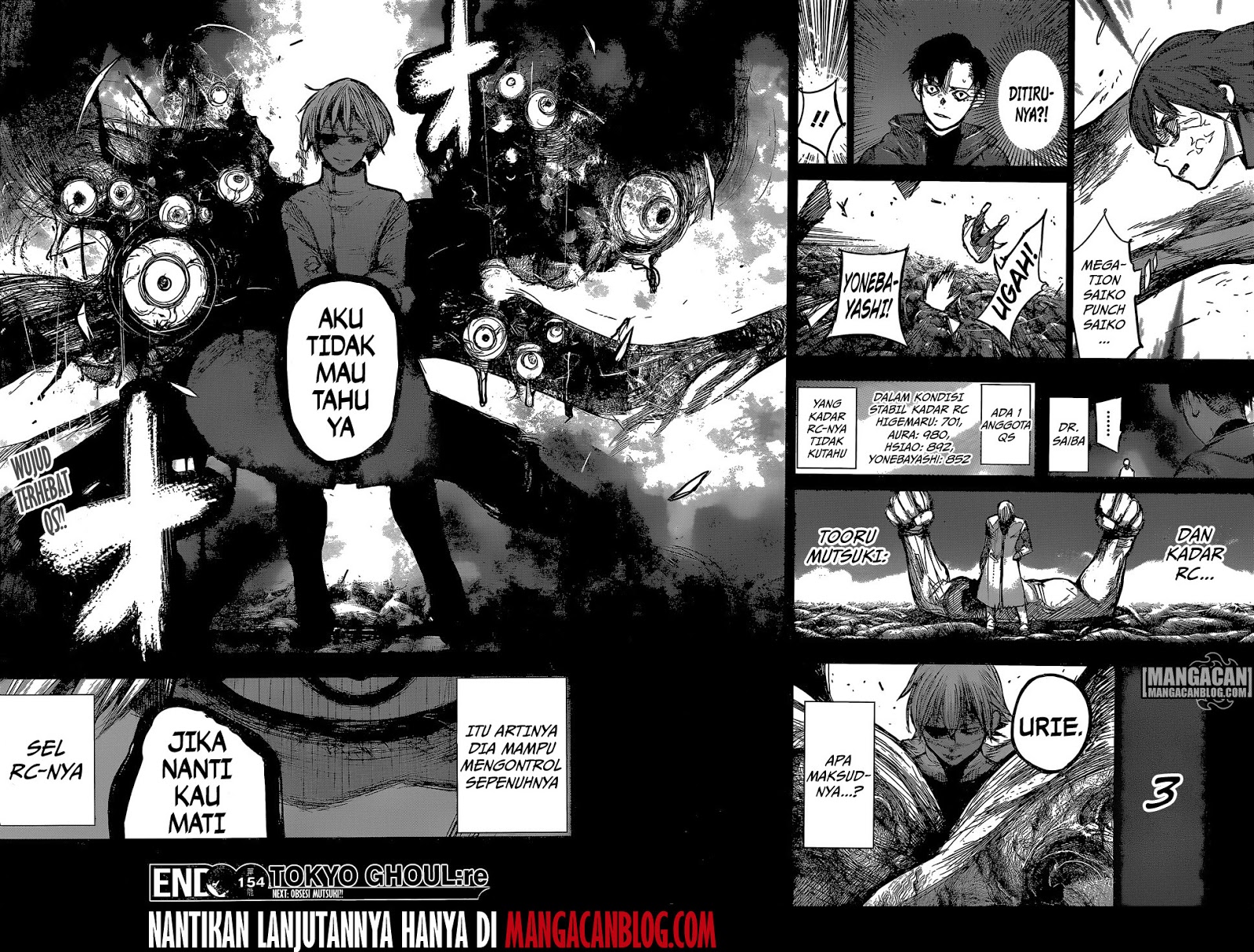 Tokyo Ghoul:re Chapter 154 - halaman 19