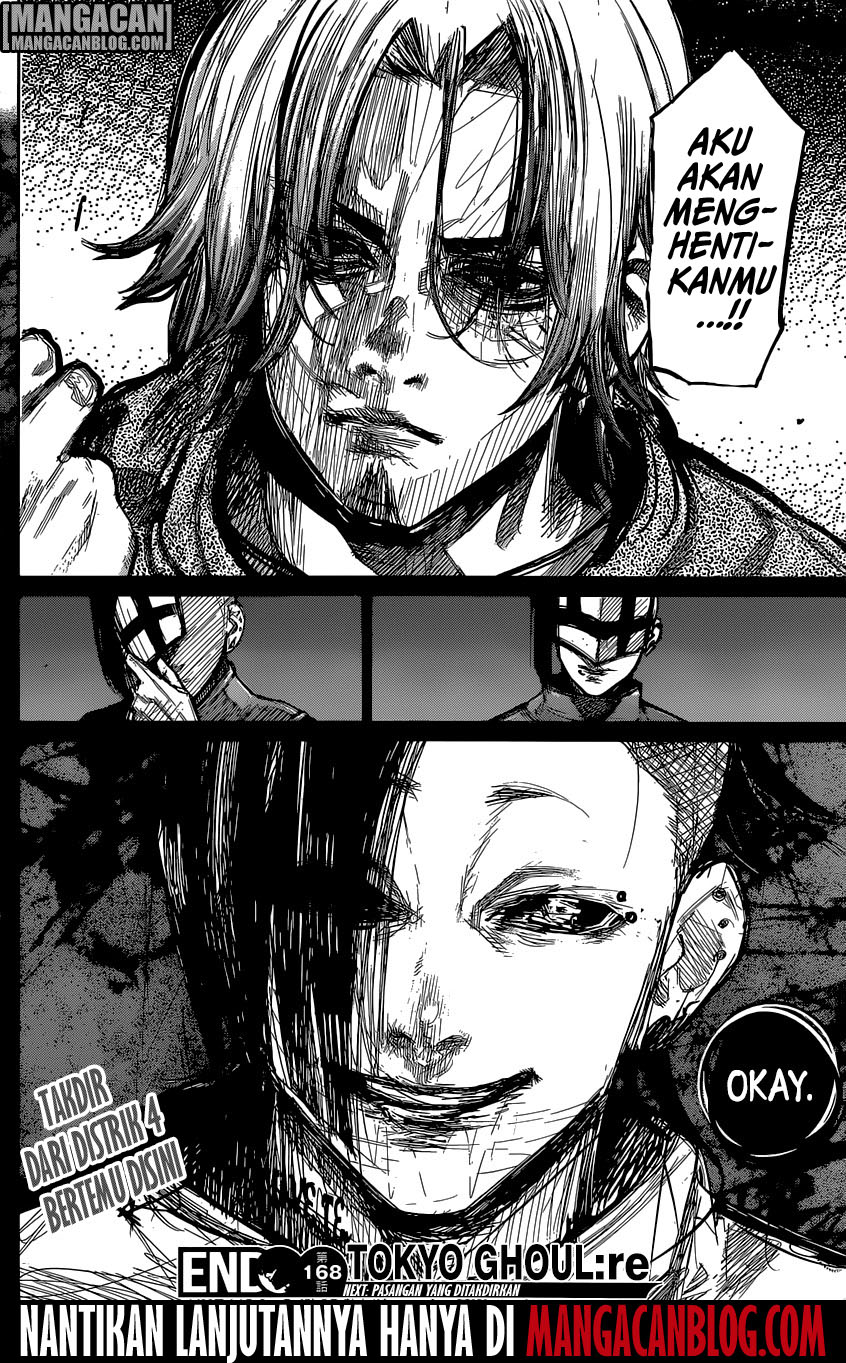 Tokyo Ghoul:re Chapter 168 - halaman 19