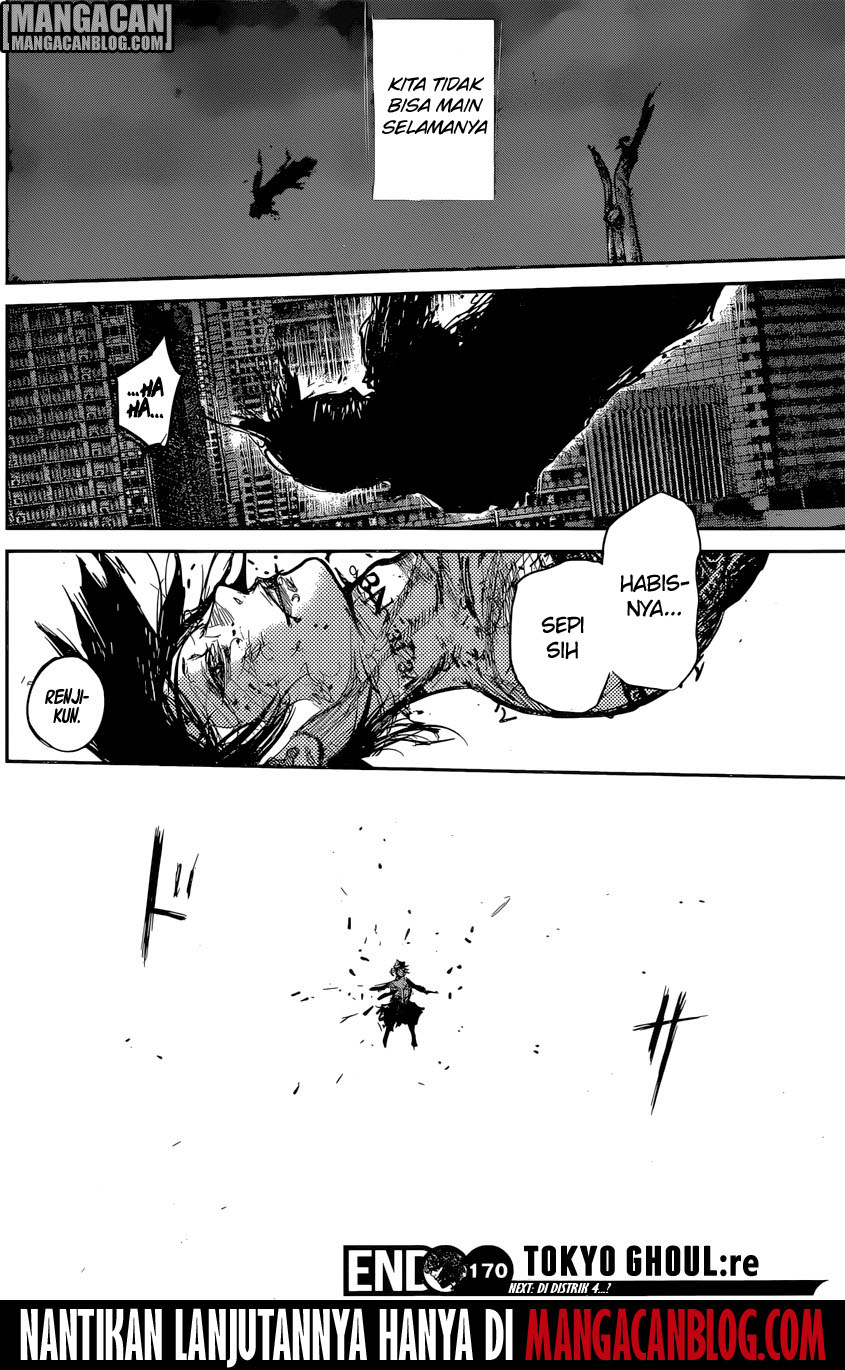 Tokyo Ghoul:re Chapter 170 - halaman 18