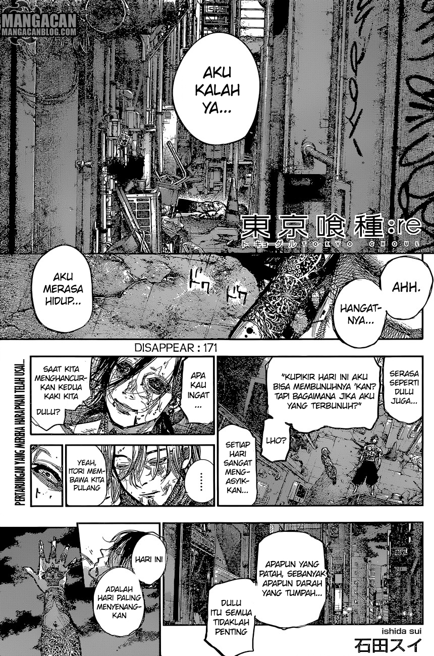 Tokyo Ghoul:re Chapter 171 - halaman 1