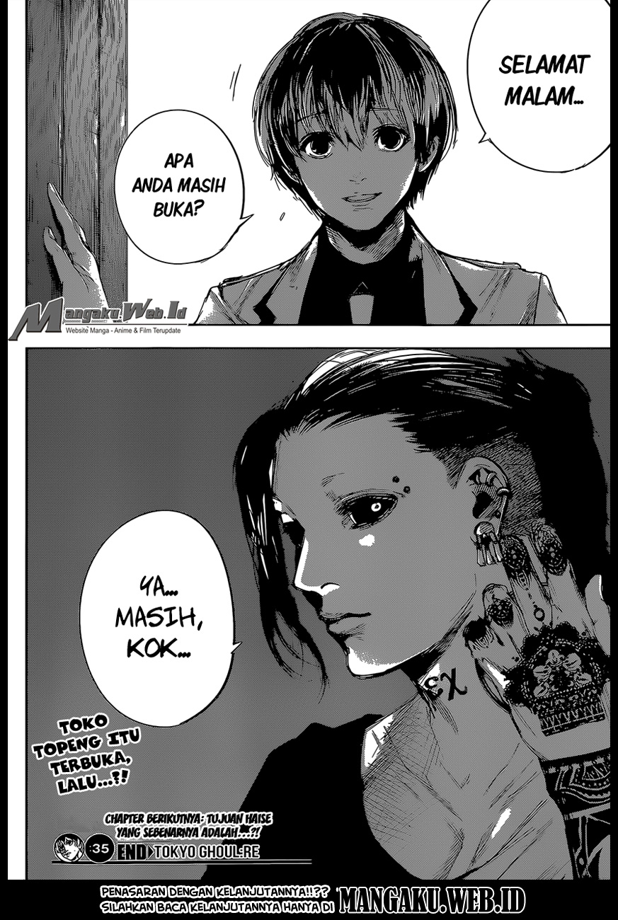Tokyo Ghoul:re Chapter 35 - halaman 19
