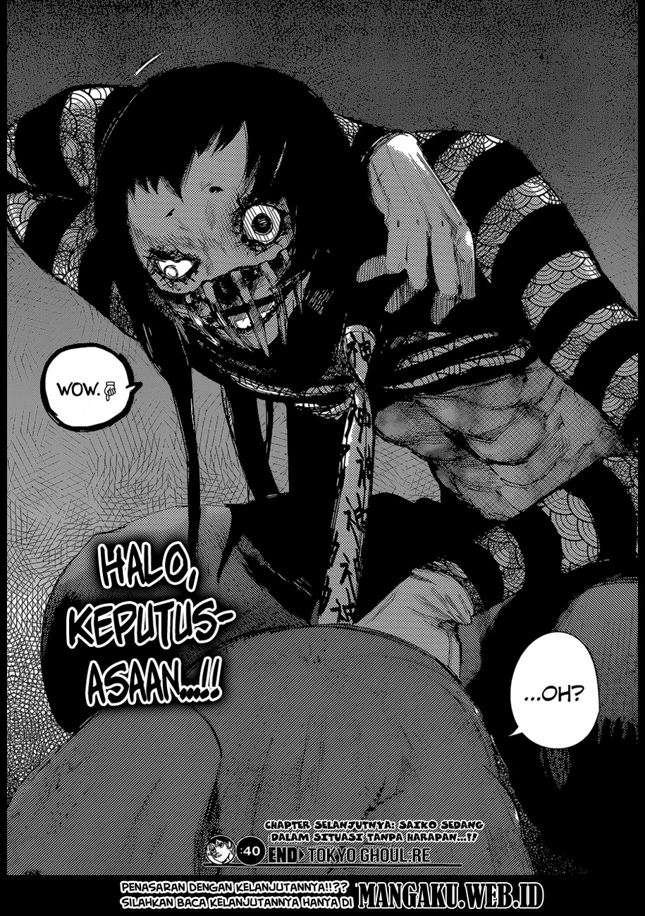 Tokyo Ghoul:re Chapter 40 - halaman 19