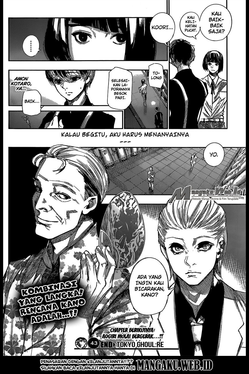 Tokyo Ghoul:re Chapter 43 - halaman 19