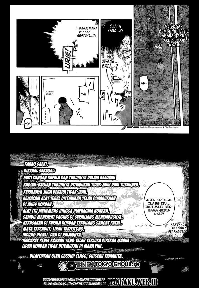 Tokyo Ghoul:re Chapter 79 - halaman 19