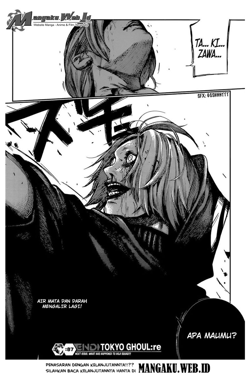 Tokyo Ghoul:re Chapter 87 - halaman 18