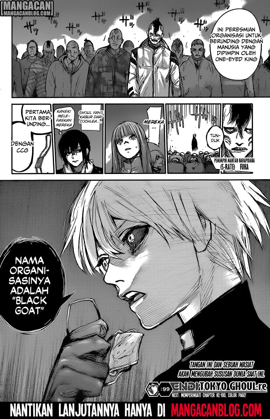Tokyo Ghoul:re Chapter 99 - halaman 19