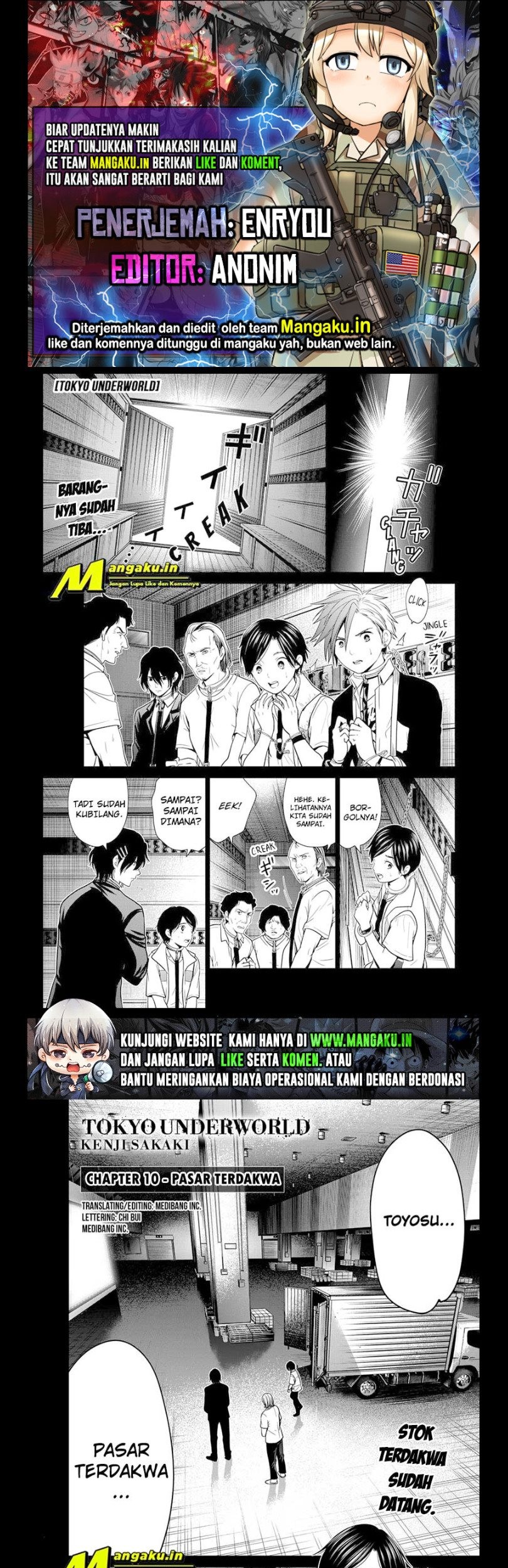 Tokyo Underworld Chapter 10 - halaman 1