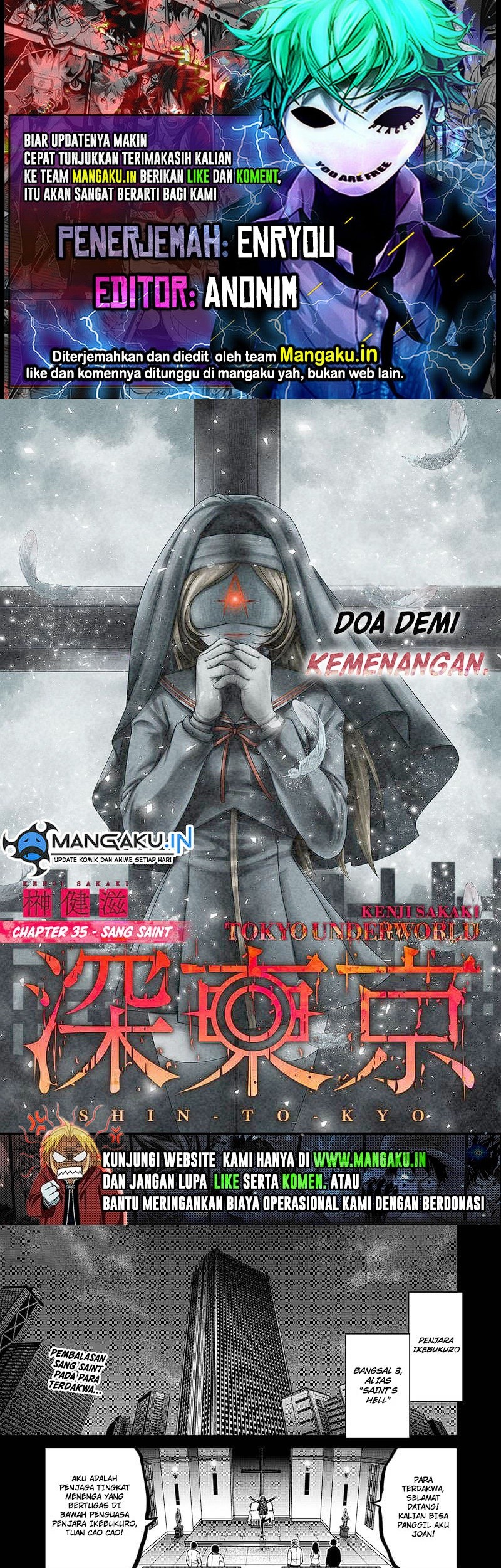 Tokyo Underworld Chapter 35 - halaman 1